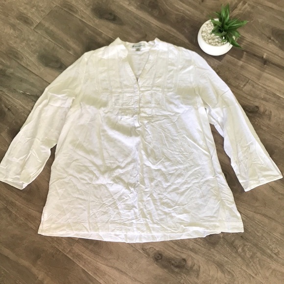 Parkhurst Tops - PARKHURST White top - EUC